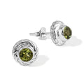 D'Joy AA Peridot Ohrringe 925 Silber ca. 1.08 ct