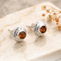 D'Joy AA Hessonit Granat Ohrringe 925 Silber ca. 1.25 ct