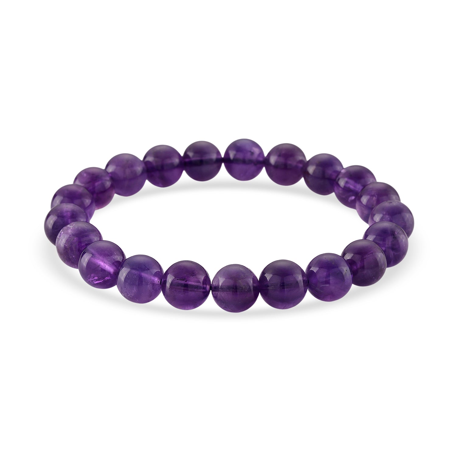 Afrikanischer Amethyst Armband Flexibles (ca.18-19 cm) ca. 110,00 ct.