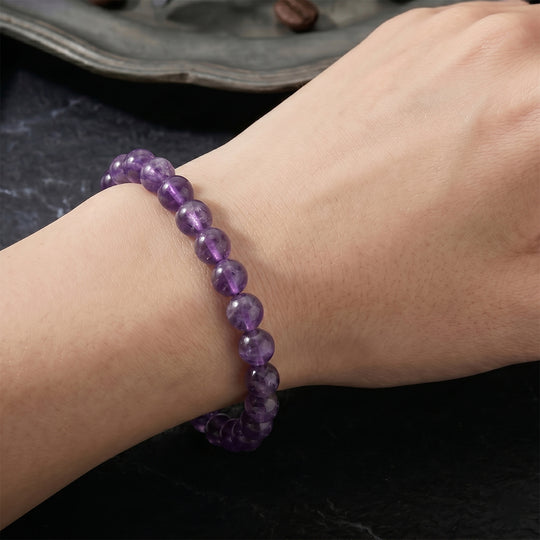 Afrikanischer Amethyst Armband Flexibles (ca.18-19 cm) ca. 110,00 ct.