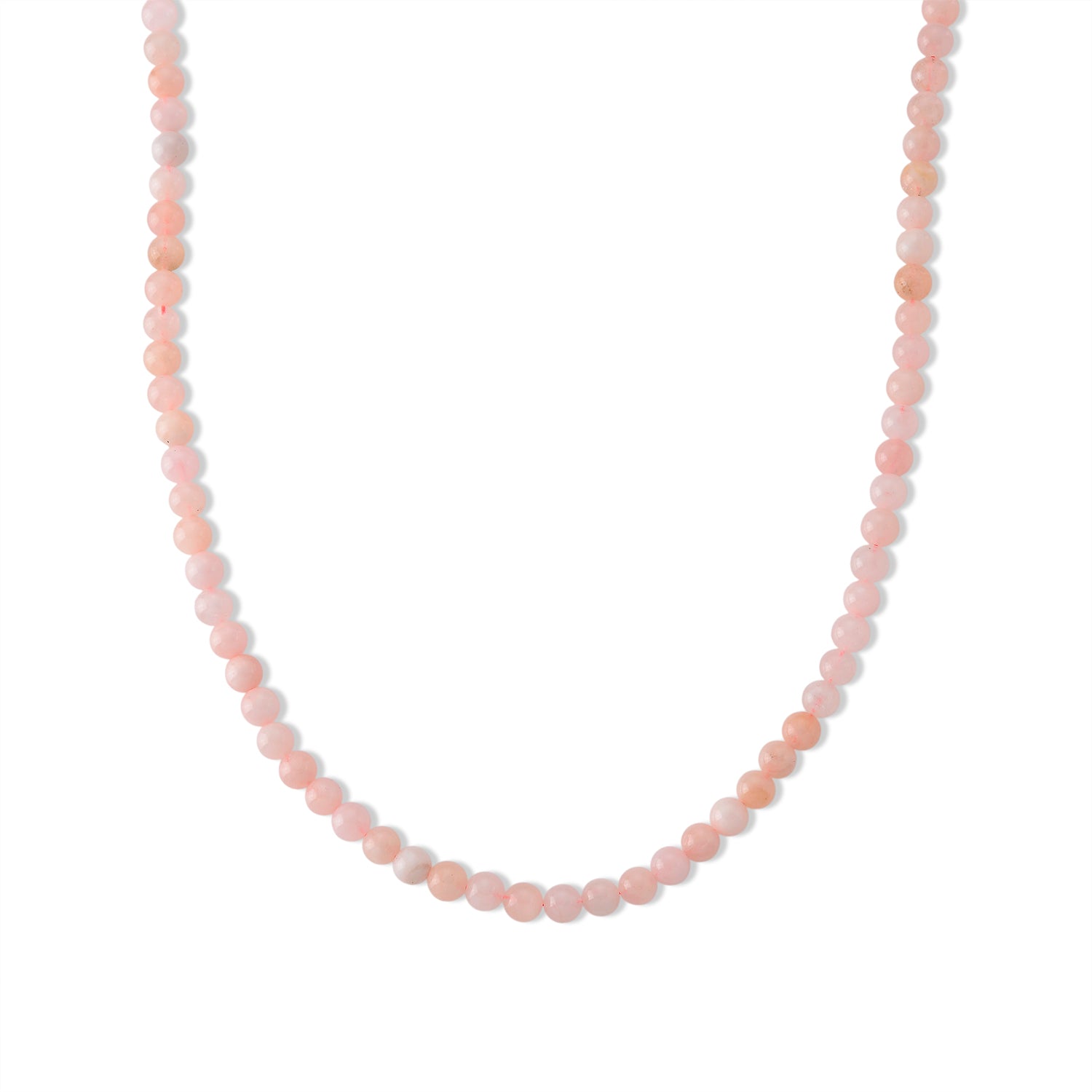 Mehrfarbige Morganit 50cm Halskette, Edelstahl - 160 ct.