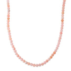 Mehrfarbiger Morganit Halskette ca. 50 cm 316L Edelstahl ca. 160,00 ct.