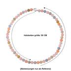 D'Joy AA Mehrfarbiger Beryll Halskette ca. 50 cm 925 Silber Rhodiniert ca. 270,00 ct.