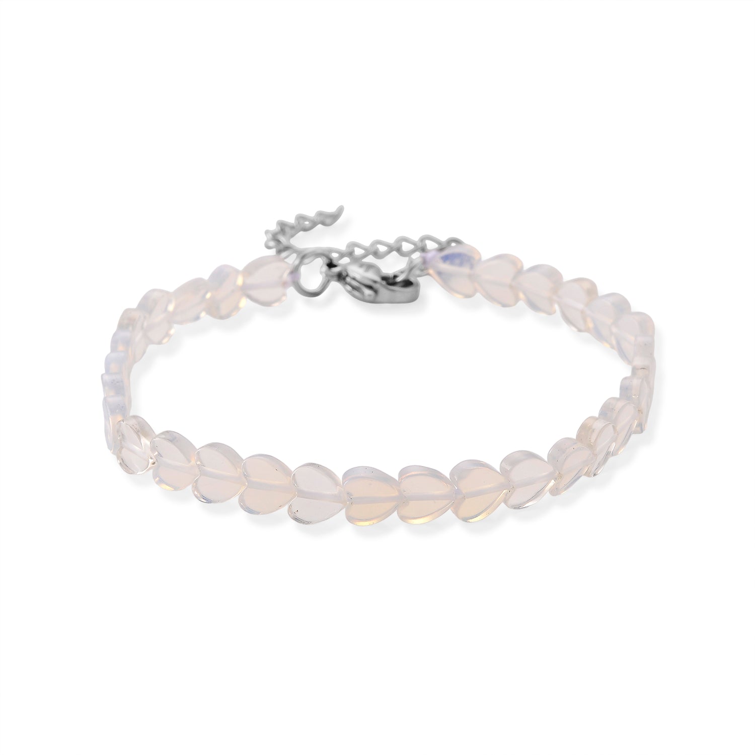 Opalit Armband ca. 18 cm 316L Edelstahl, flexibel, ca. 20.00 ct