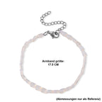 Opalit Armband ca. 18 cm 316L Edelstahl, flexibel, ca. 20.00 ct
