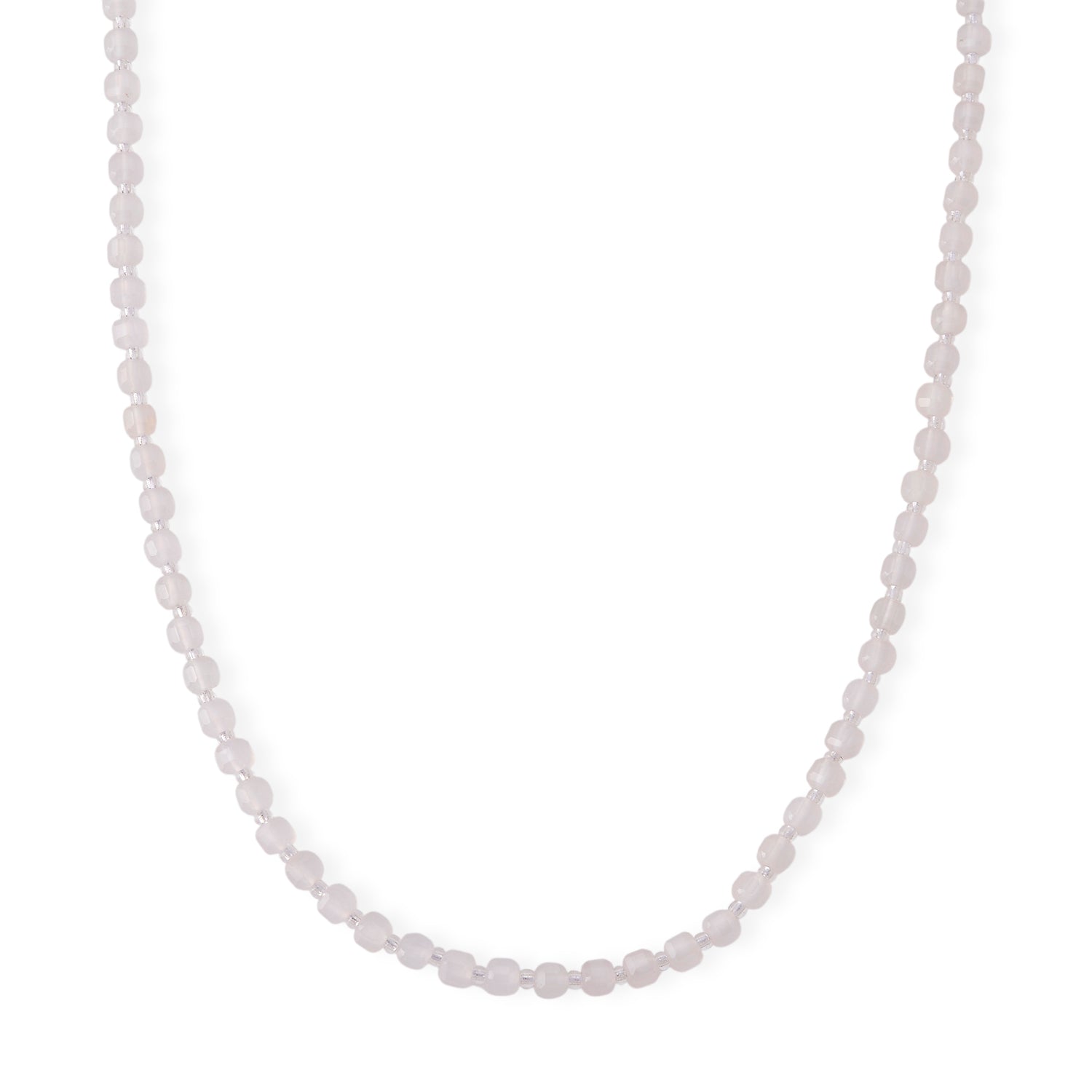 Achat, Glas Halskette, flexibel, 316L Edelstahl 85.00 ct