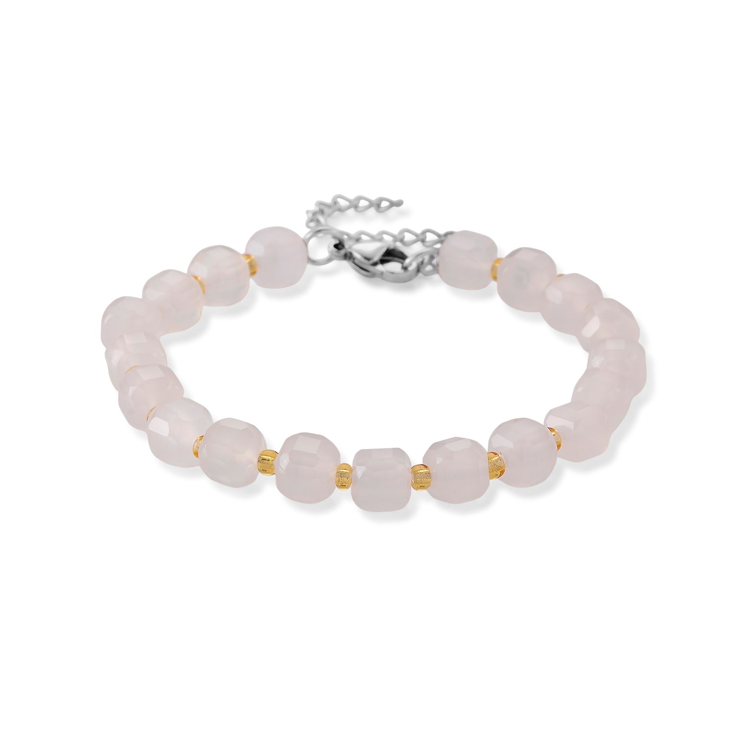Achat, Glas Armband, flexibel, 316L Edelstahl 58.00 ct