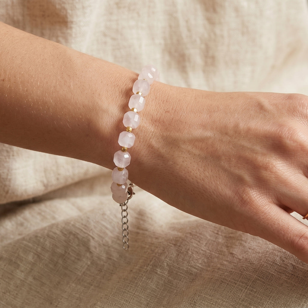 Achat, Glas Armband, flexibel, 316L Edelstahl 58.00 ct
