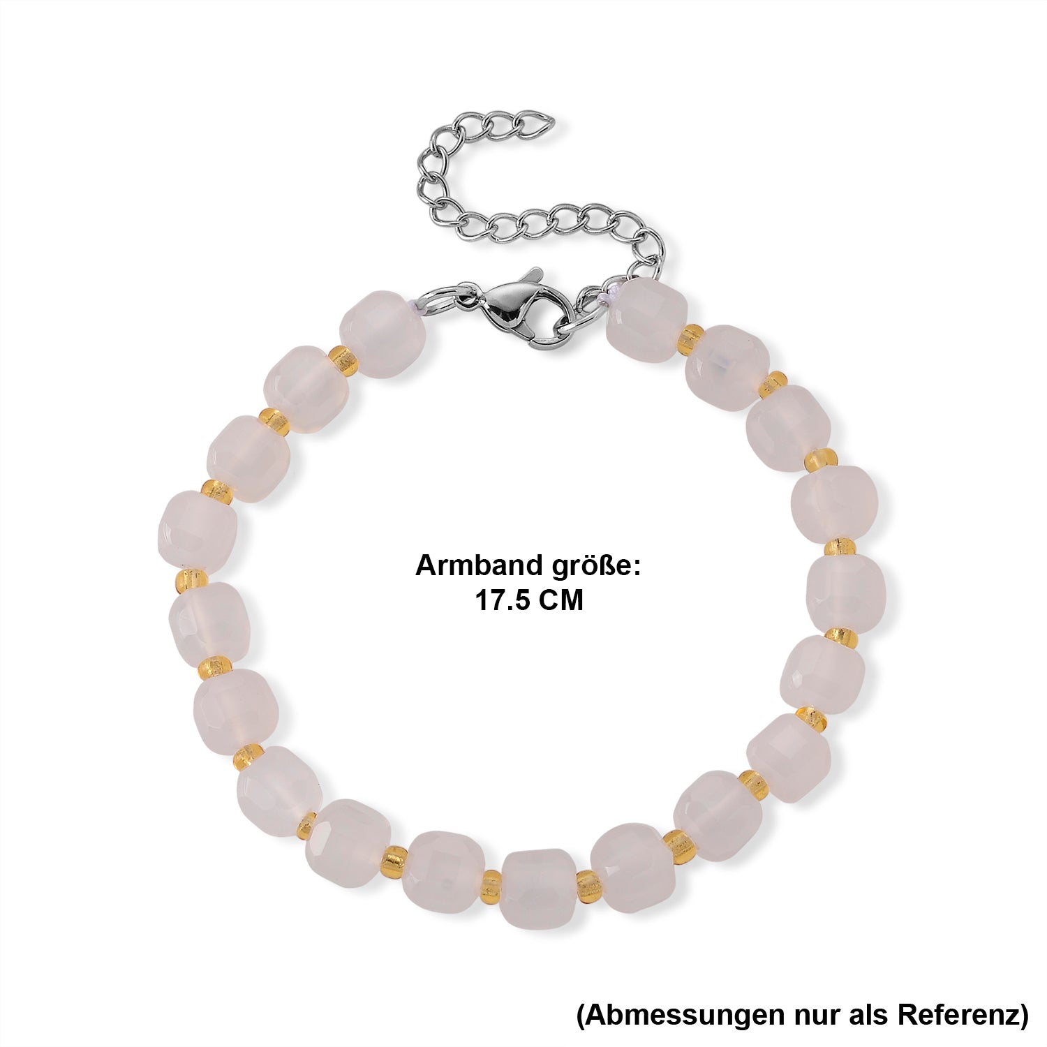 Achat, Glas Armband, flexibel, 316L Edelstahl 58.00 ct