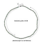 Grüner Aventurin Halskette, flexibel, Reine Legierung ca. 25.00 ct