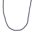 Lapislazuli Halskette, flexibel, Reine Legierung ca. 25.00 ct