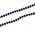 Lapislazuli Halskette, flexibel, Reine Legierung ca. 25.00 ct