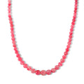 D'Joy Sakura Rhodochrosit Halskette ca. 50 cm 316L Edelstahl ca. 300.00 ct
