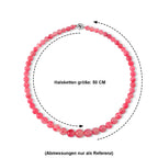 D'Joy Sakura Rhodochrosit Halskette ca. 50 cm 316L Edelstahl ca. 300.00 ct