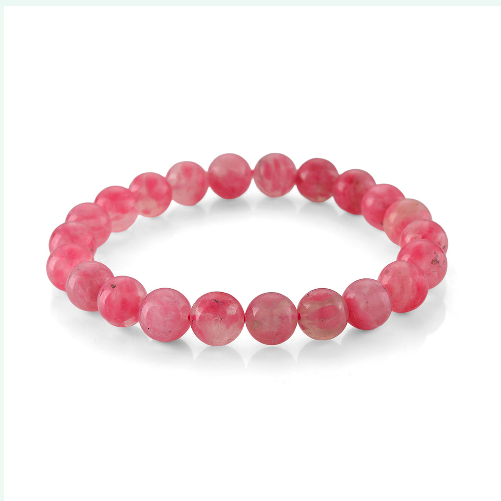 Sakura Rhodochrosit Armband 18 cm ca. 130.00 ct