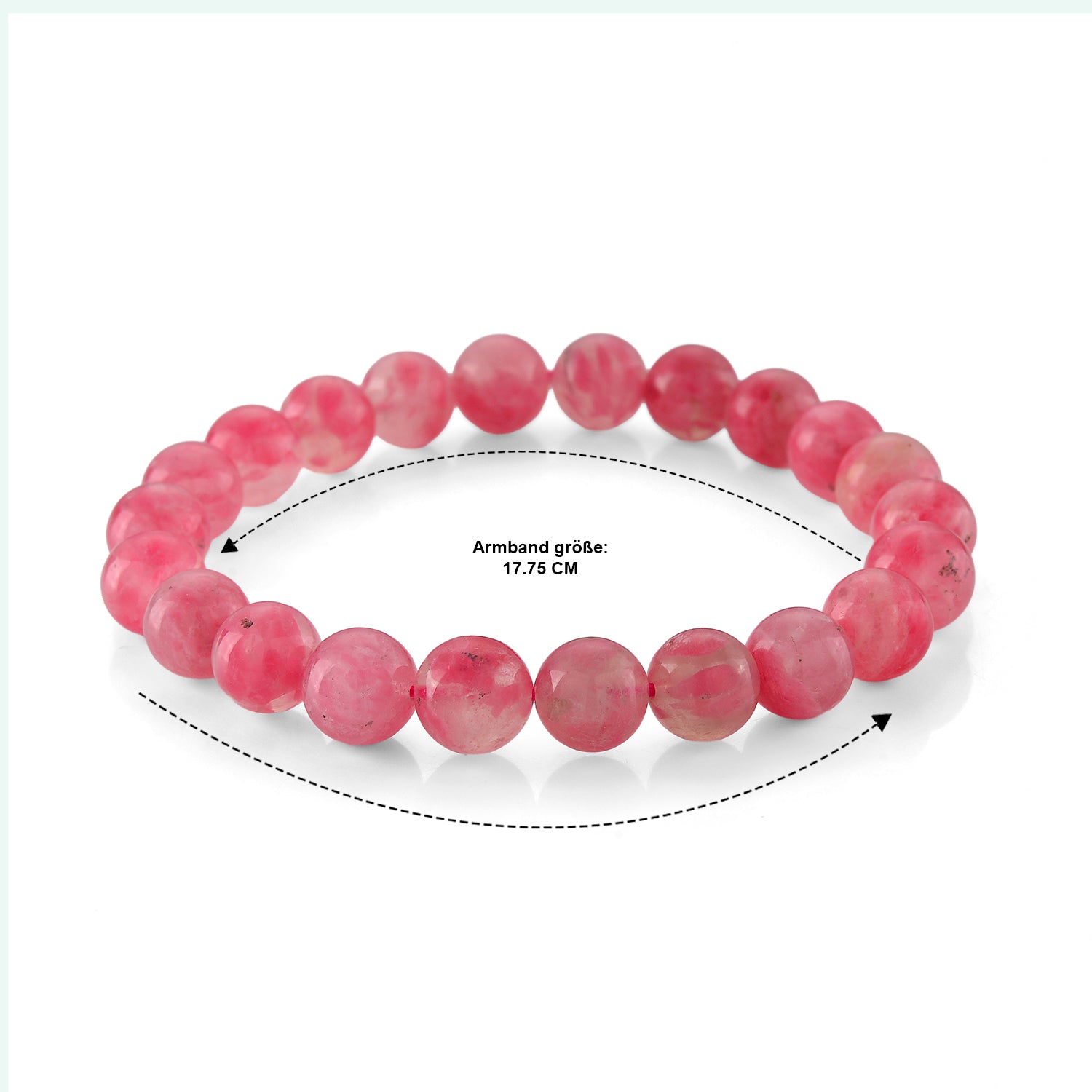 Sakura Rhodochrosit Armband 18 cm ca. 130.00 ct