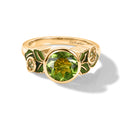 EVER TRUE AA Natürlicher Peridot Ring 950 Kupfer (Größe 18.00) ca. 2.04 ct