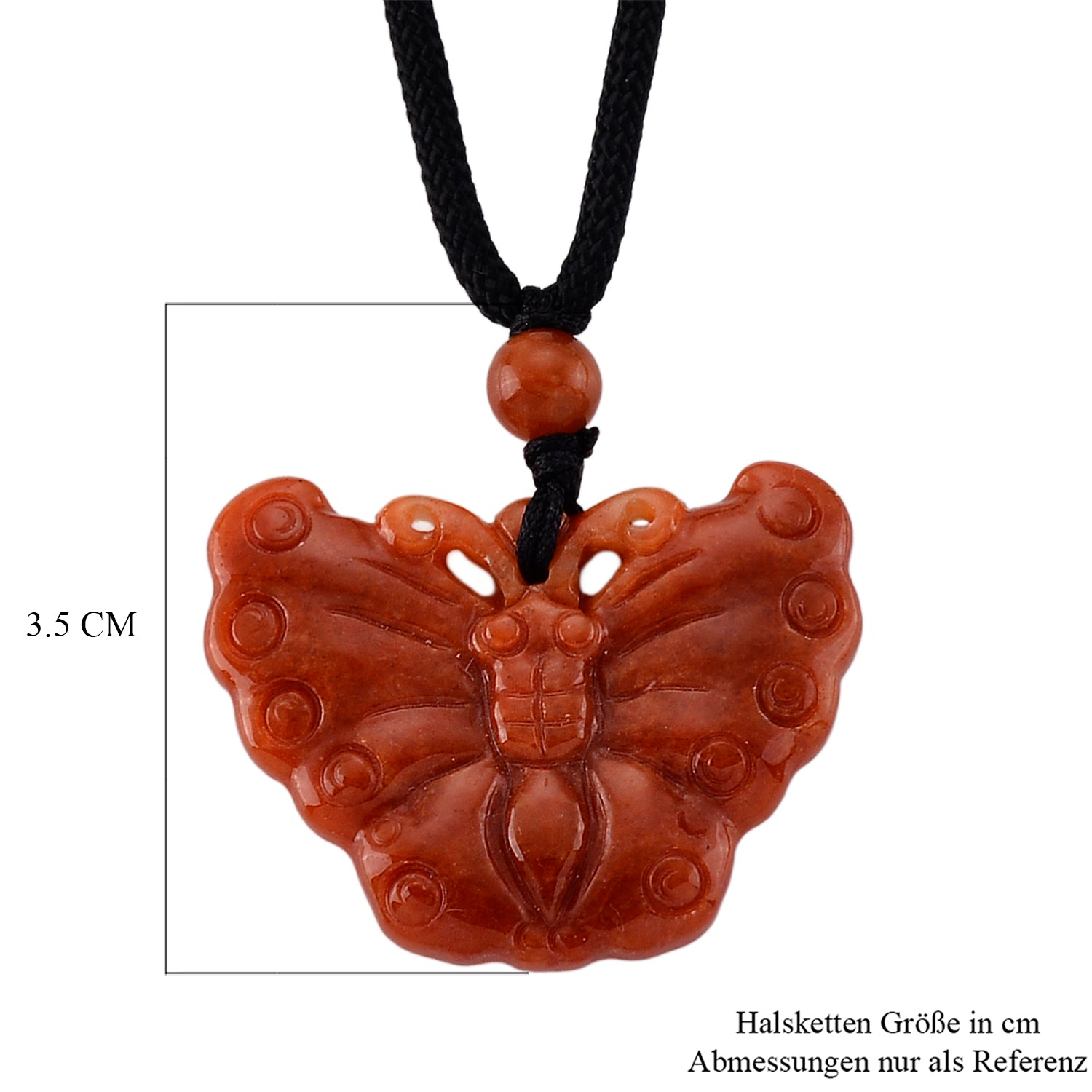 Burmesischer Rote Jadeit Jade Halskette Flexibles cm ca. 18.00 ct