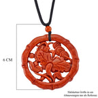 Burmesischer Rote Jadeit Jade Halskette Flexibles cm ca. 118.00 ct