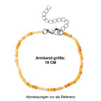Citrin Armband ca. 19 cm 316L Edelstahl ca. 8.00 ct