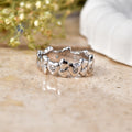 LUXURIANT DIAMOND - Lab Grown Diamant SI-GH Ring 925 Silber Rhodiniert (Größe 19.00) ca. 0,25 ct