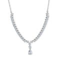 D'Joy Moissanit Halskette ca. 45 cm 925 Silber 750 Gelbgold vermeil ca. 8.87 ct