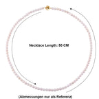 AAA Japanische Akoya Perle (5-6 mm) Halskette  (10-15 Werktage Lieferzeit)
  ca. 50 cm 925 Silber Vergoldet