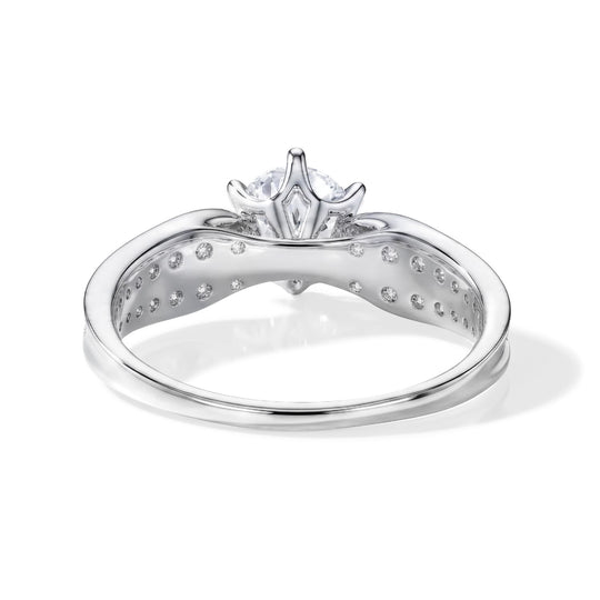LUXURIANT DIAMOND - Lab Grown Diamant SI-GH SGL zertifiziert
  Ring 925 Silber Rhodiniert (Größe 17.00) ca. 2,00 ct