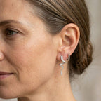 LUXURIANT DIAMOND - Lab Grown Diamant SI-GH Ohrringe 925 Silber Rhodiniert ca. 0,57 ct.