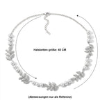 EVER TRUE Süßwasser Perle (7-7.5 mm) Halskette ca. 45 cm 950 Kupfer, Silberfarben, 45.16 ct
