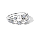 EVER TRUE Süßwasser Perle (5 mm) Ring 950 Kupfer (Größe 17.00)