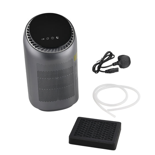 2-in-1 Dehumidifier and Air Purifier  1 PC EXTRA FILTER (2 IN 1)                            1. Working voltage: AC100V-240V, 50-60HZ 2. Power: 80w 3. Standard dehumidification capacity: 500mL/D(at 30? and 80%RH 4. Applicable area: 5 to 25 square meters 6
