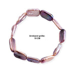 Mehrfarbige Keshi Perle Armband 18 cm