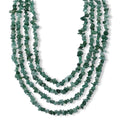 Blauer Howlit Halskette 255 cm ca. 950.00 ct