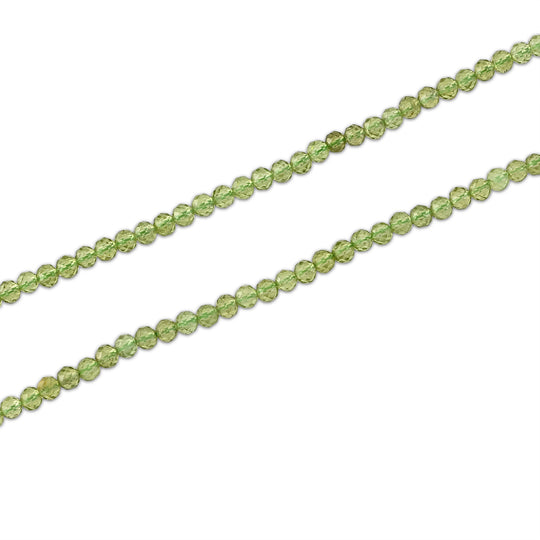 Natürliche Peridot Halskette ca. 45 cm 316L Edelstahl ca. 130.00 ct