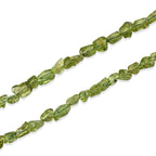 Natürliche Peridot Halskette, ca. 45 cm 316L Edelstahl ca. 90.00 ct