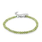 Natürliches Peridot Armband ca. 18 cm 316L Edelstahl ca. 15.00 ct