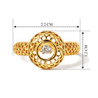 750 Gelbgold vermeil