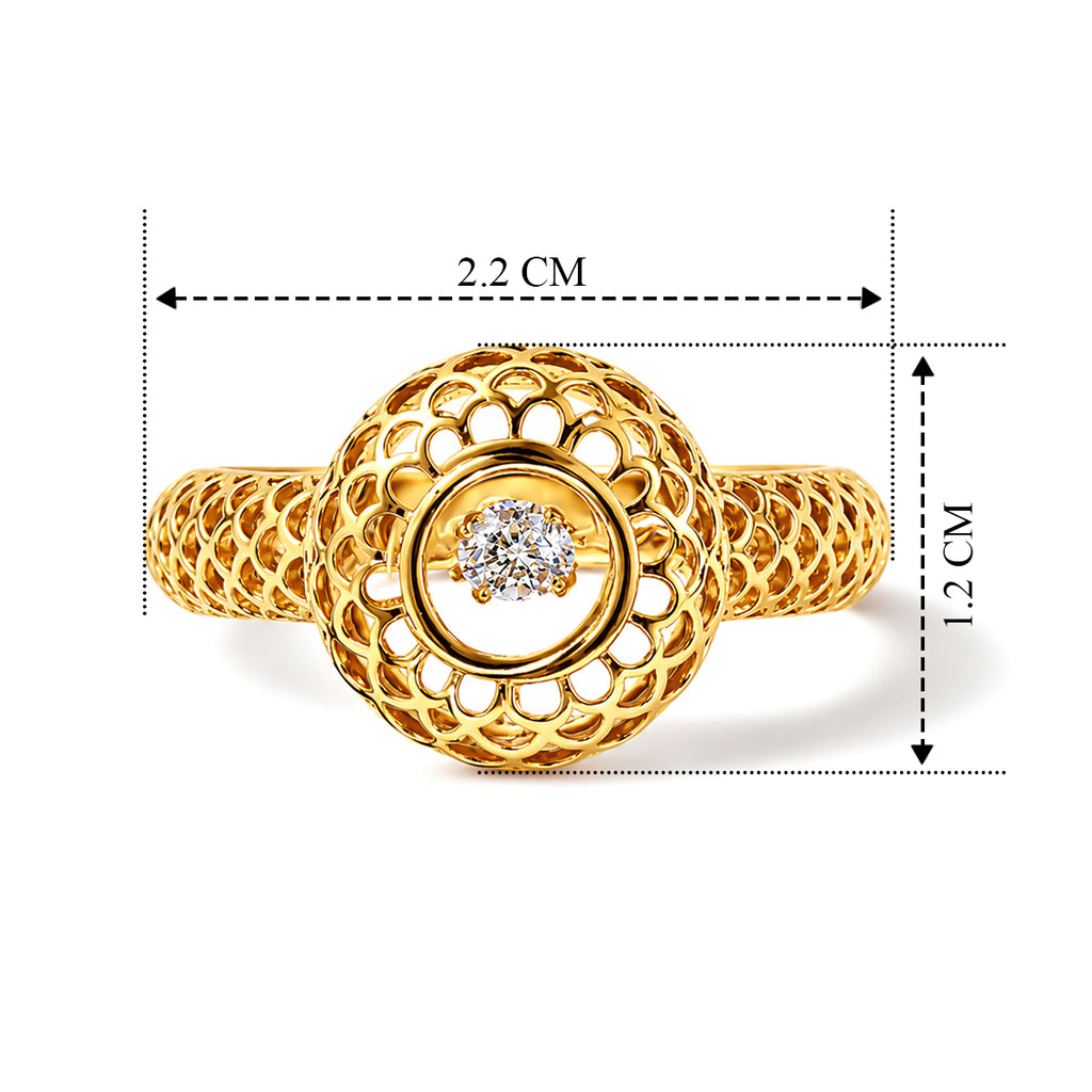 750 Gelbgold vermeil