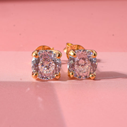 D'Joy Moissanit Ohrringe 925 Silber Rhodiniert ca. 2.02 ct