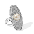 EVER TRUE Süßwasser Perle (9-9.5 mm) Ring 950 Kupfer (Größe 17.00), 4.60 ct