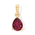 LUXURIANT DIAMOND - AAA Lab Grown Rubin Anhänger 925 Silber Gold ca. 1,67 ct.