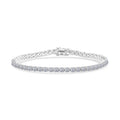 LUXURIANT DIAMOND - Lab Grown Diamant SI-GH Armband ca. 19 cm 925 Silber Rhodiniert ca. 10.03 ct