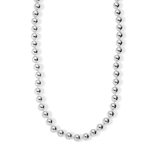 Goldene 10mm Muschelkernperle 50cm Halskette, Edelstahl