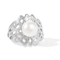 EVER TRUE Süßwasser Perle (9-9.5 mm) Ring 950 Kupfer (Größe 17.00)