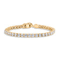 D'Joy Moissanit Drache Armband ca. 18 cm 925 Silber 750 Gelbgold vermeil ca. 7.73 ct