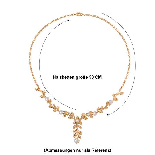 EVER TRUE Süßwasser Perle (7-7.5 mm) Halskette ca. 50 cm 950 Kupfer 8.88 ct