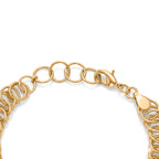 EVER TRUE Bronzella Kollektion-Reine Bronze 750 Vergoldet Armband ca. 16.5 cm ca. 11,00g