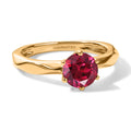 LUXURIANT - AAA Lab Grown Rubin Ring 925 Silber Gold (Größe 17.00) ca. 1,87 ct
