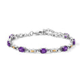 EVER TRUE Amethyst Armband ca. 16.5 cm Nickelfreies Messing ca. 3,18 ct.